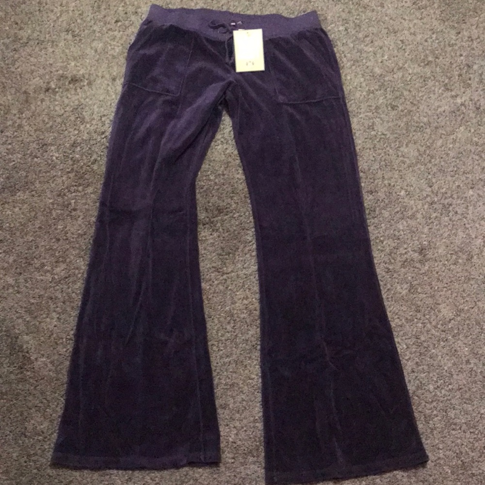 JUICY COUTURE PURPLE TRACK PANTS NWT